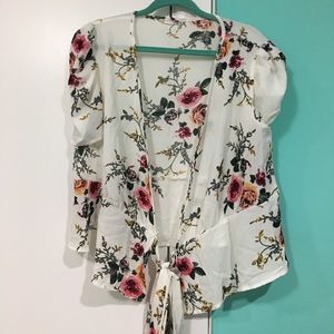 SHEIN floral blouse